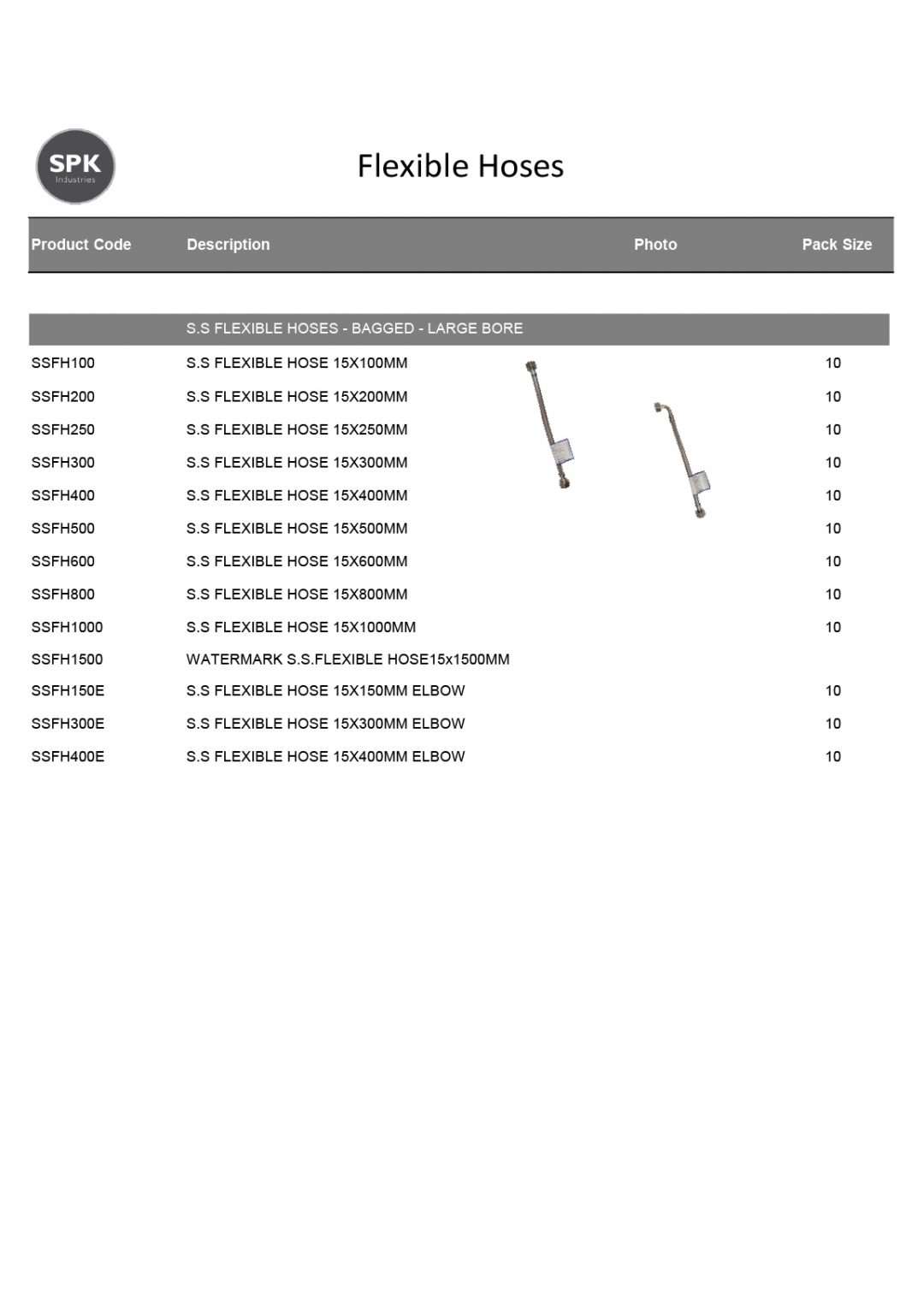 Flexible Hoses SPK Industries